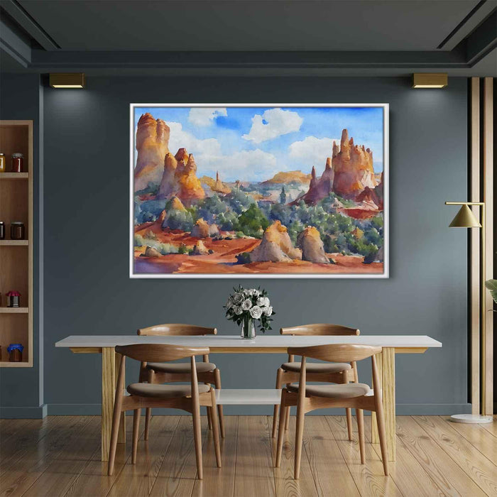 Watercolor Hoodoo formations #119 - Kanvah