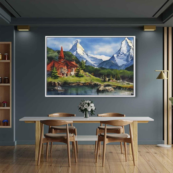 Watercolor Matterhorn #119 - Kanvah