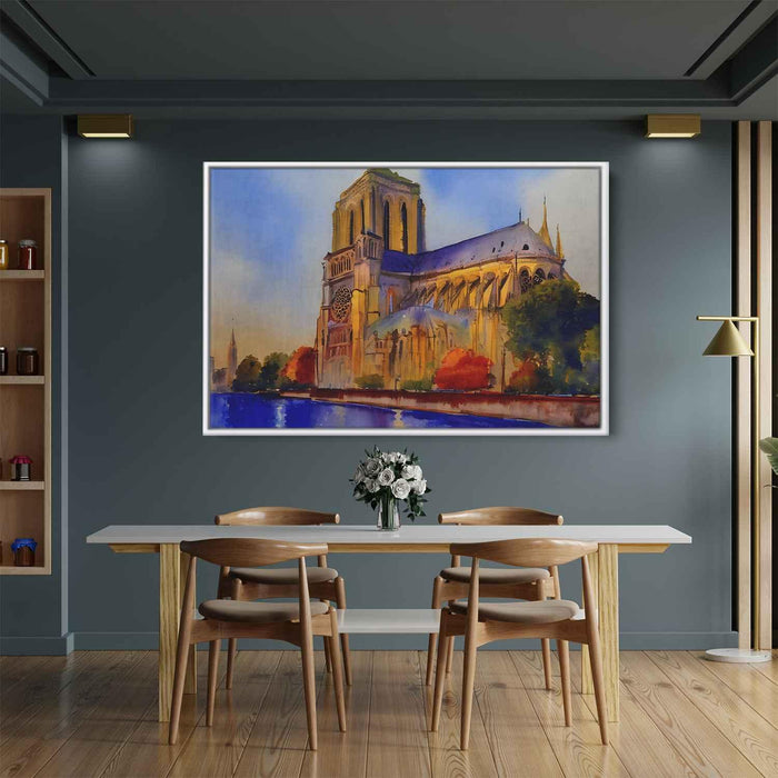 Watercolor Notre Dame Cathedral #129 - Kanvah