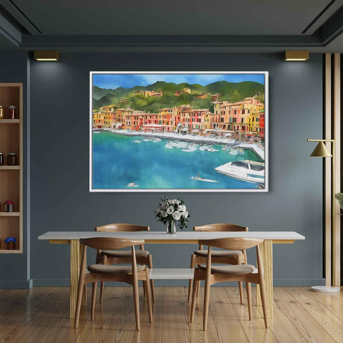 Watercolor Portofino #125 - Kanvah