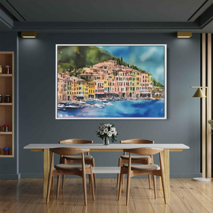 Watercolor Portofino Streets #129 - Kanvah