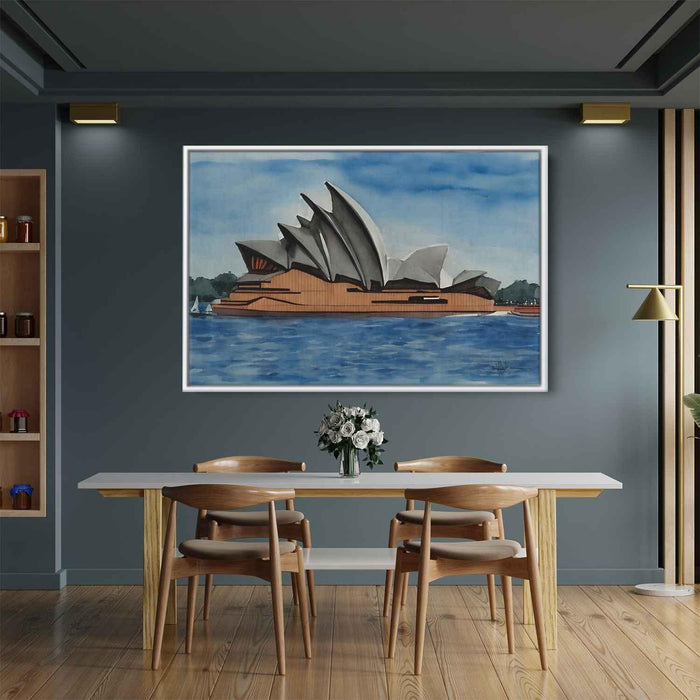 Watercolor Sydney Opera House #104 - Kanvah