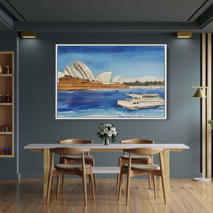 Watercolor Sydney Opera House #129 - Kanvah