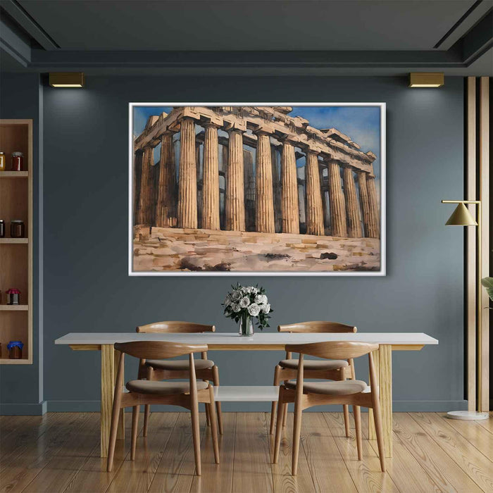 Watercolor Parthenon #109 - Kanvah