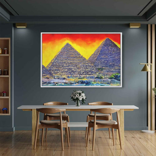 Watercolor Pyramids of Giza #119 - Kanvah
