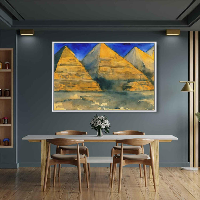 Watercolor Pyramids of Giza #129 - Kanvah