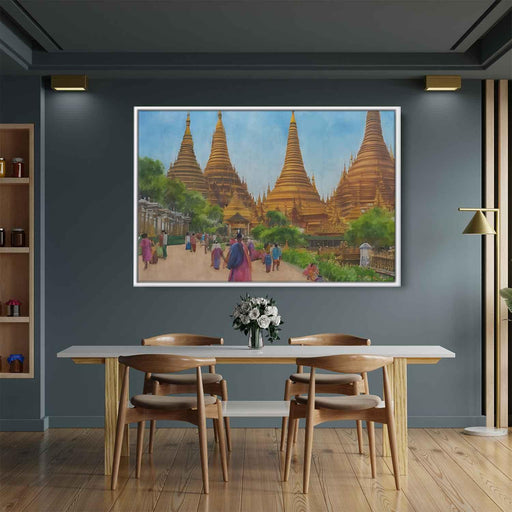 Watercolor Shwedagon Pagoda #109 - Kanvah