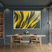 Yellow Abstract Print #138 - Kanvah