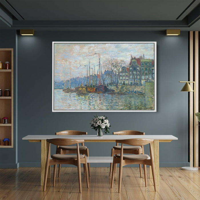 Zaandam, The Dike by Claude Monet - Canvas Artwork