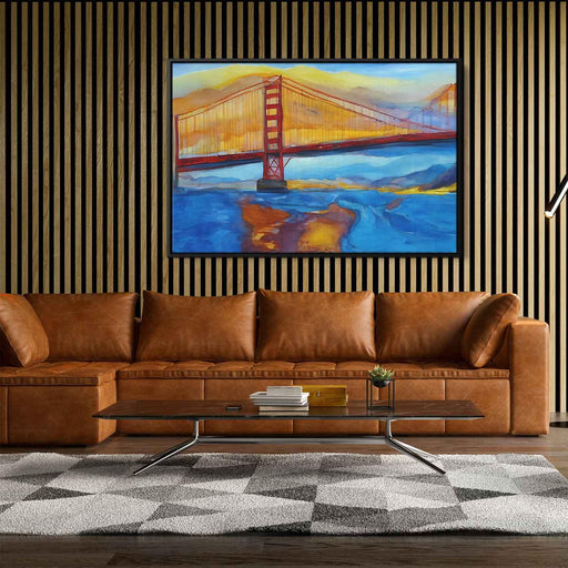 Abstract Golden Gate Bridge #125 - Kanvah