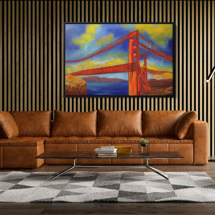 Abstract Golden Gate Bridge #129 - Kanvah