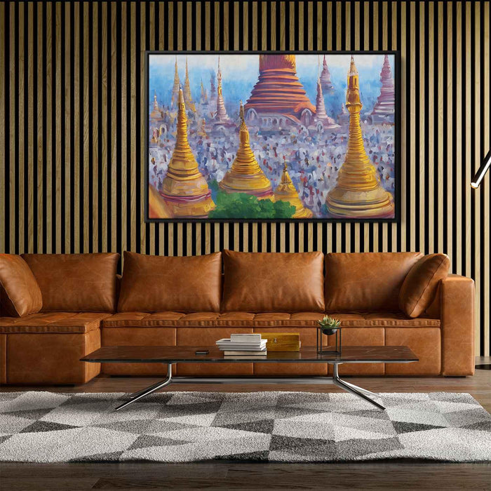 Abstract Shwedagon Pagoda #116 - Kanvah