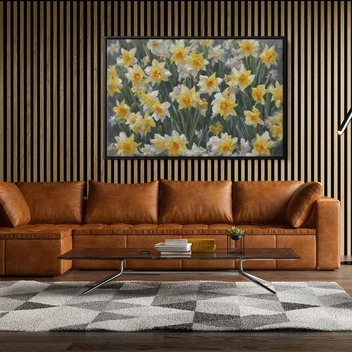 Contemporary Oil Daffodils #120 - Kanvah