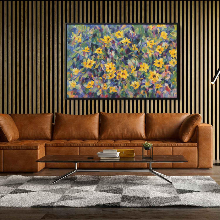 Cubist Oil Daffodils #137 - Kanvah