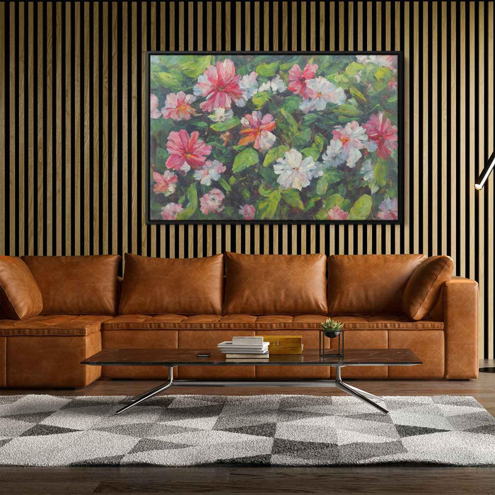 Realistic Oil Tropical Flowers #129 - Kanvah