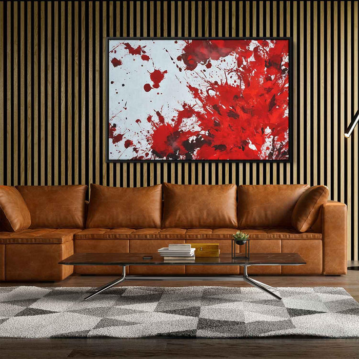 Red Abstract Splatter #119 - Kanvah