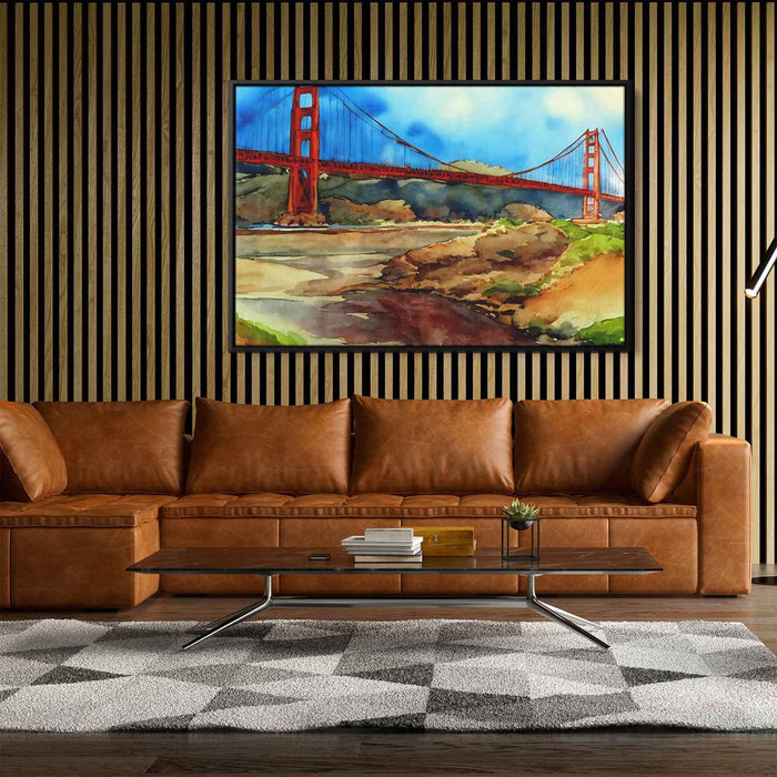 Watercolor Golden Gate Bridge #119 - Kanvah