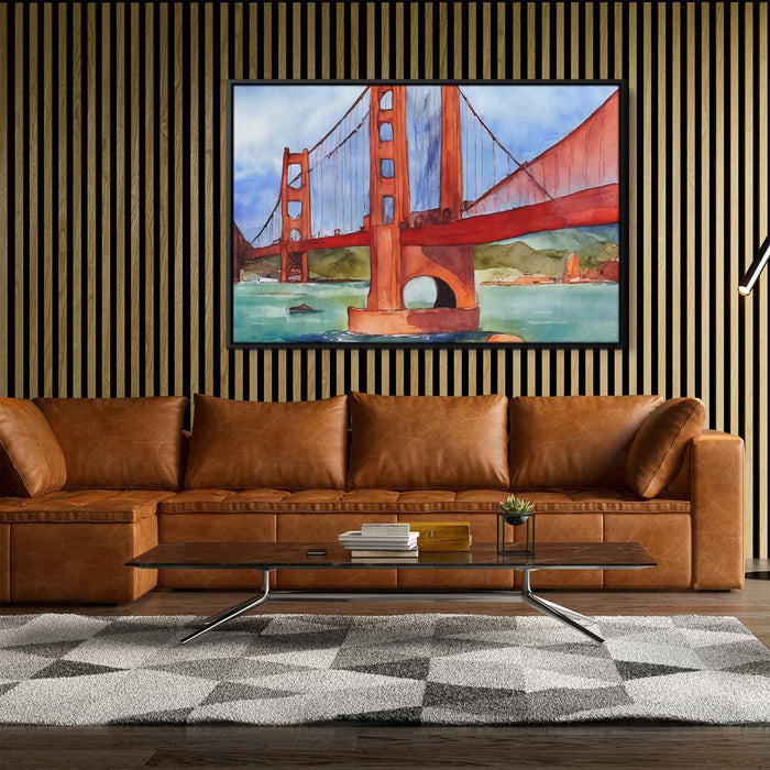 Watercolor Golden Gate Bridge #120 - Kanvah