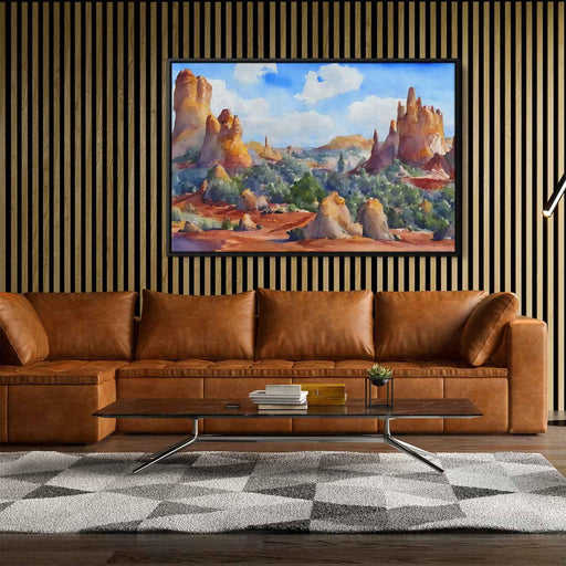 Watercolor Hoodoo formations #119 - Kanvah