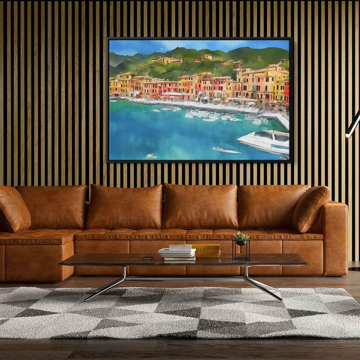 Watercolor Portofino #125 - Kanvah