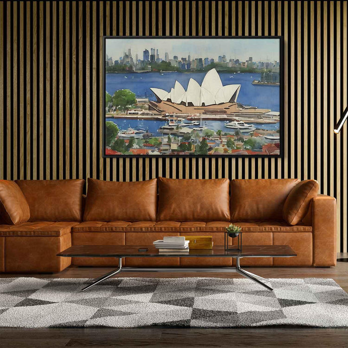 Watercolor Sydney Opera House #120 - Kanvah