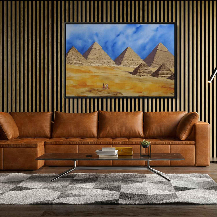 Watercolor Pyramids of Giza #125 - Kanvah