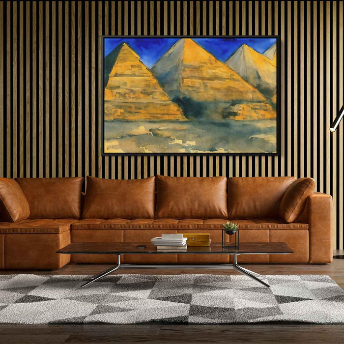 Watercolor Pyramids of Giza #129 - Kanvah
