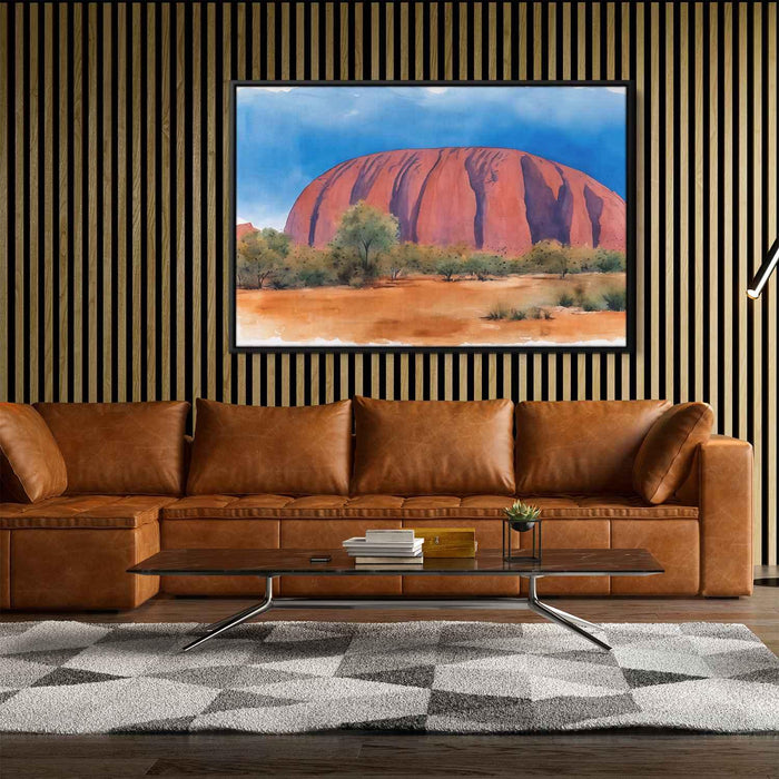 Watercolor Uluru #120 - Kanvah