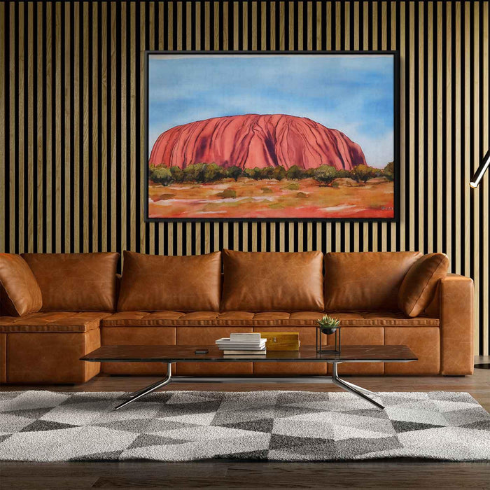 Watercolor Uluru #125 - Kanvah