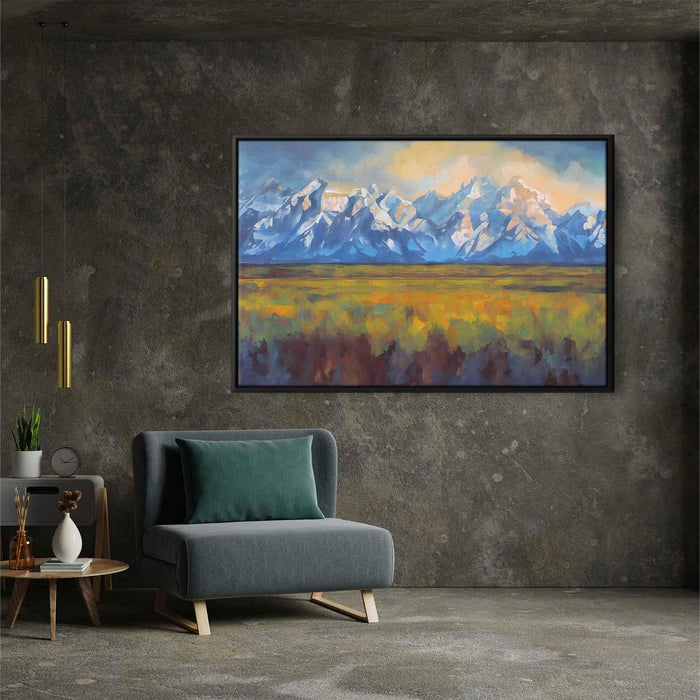 Abstract Grand Tetons #116 - Kanvah