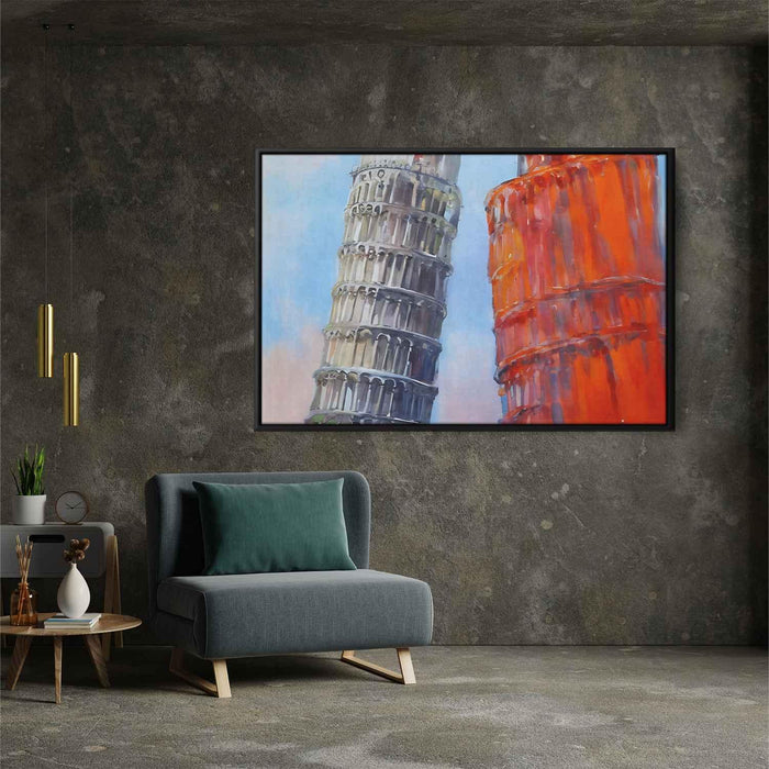 Abstract Leaning Tower of Pisa #109 - Kanvah