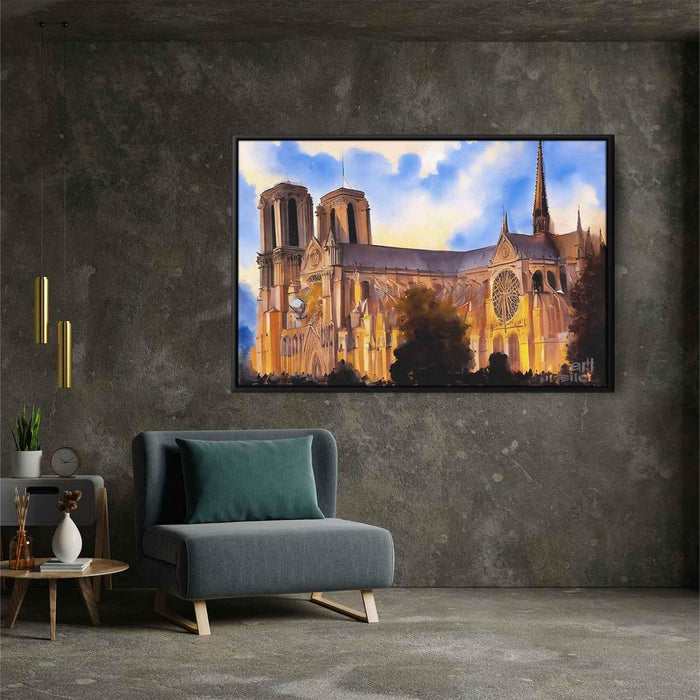 Abstract Notre Dame Cathedral #119 - Kanvah