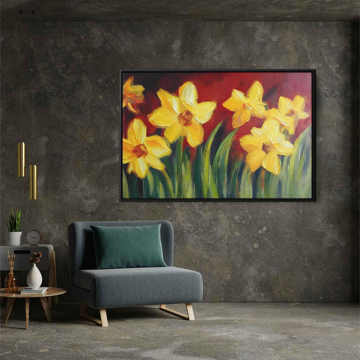 Abstract Daffodils #104 - Kanvah