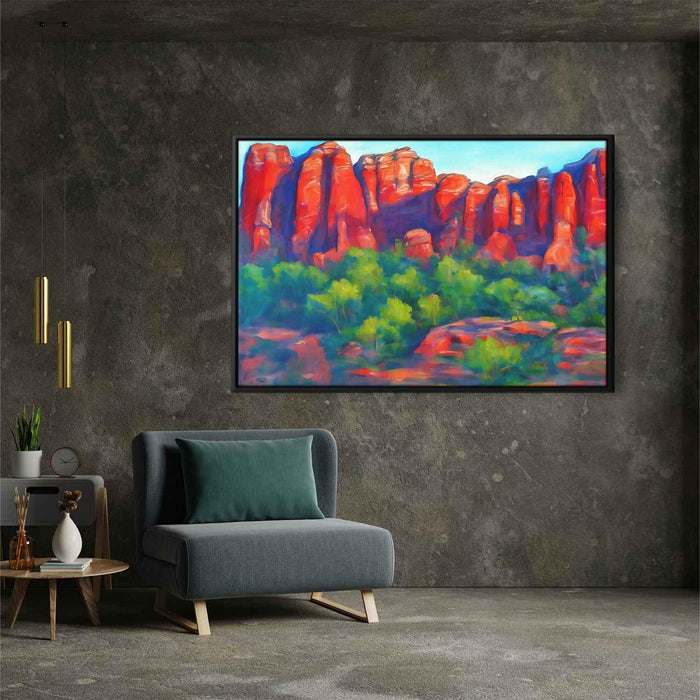 Abstract Sedona Red Rocks #125 - Kanvah