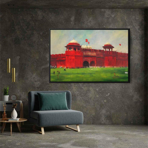 Abstract Red Fort #119 - Kanvah