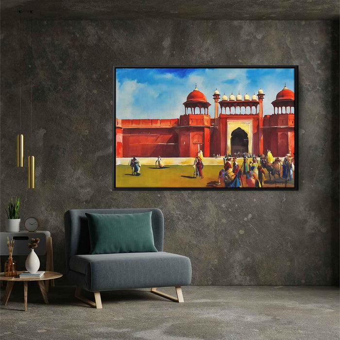 Abstract Red Fort #120 - Kanvah