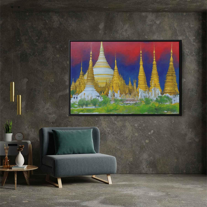 Abstract Shwedagon Pagoda #109 - Kanvah