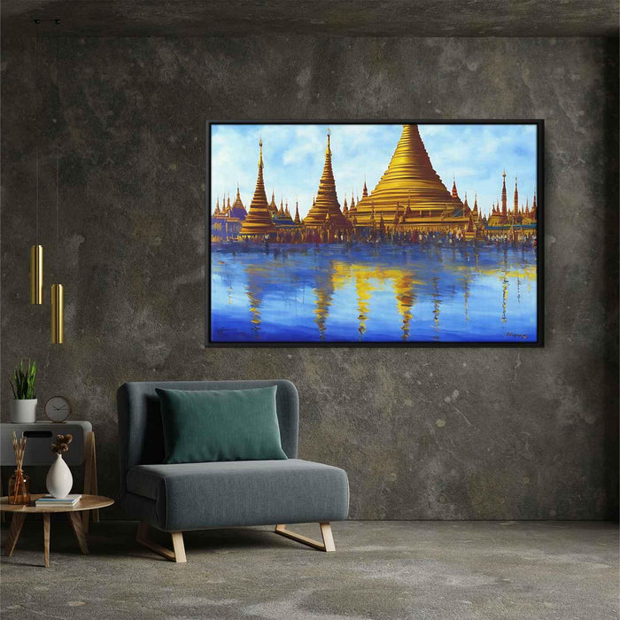 Abstract Shwedagon Pagoda #129 - Kanvah