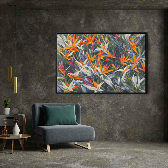 Contemporary Oil Birds of Paradise #116 - Kanvah