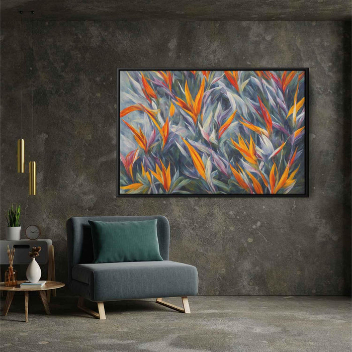 Contemporary Oil Birds of Paradise #138 - Kanvah