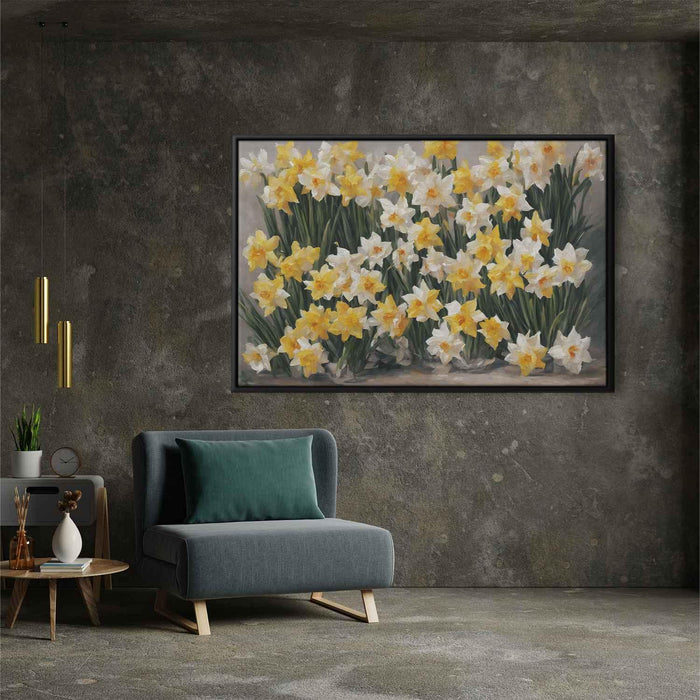 Contemporary Oil Daffodils #104 - Kanvah