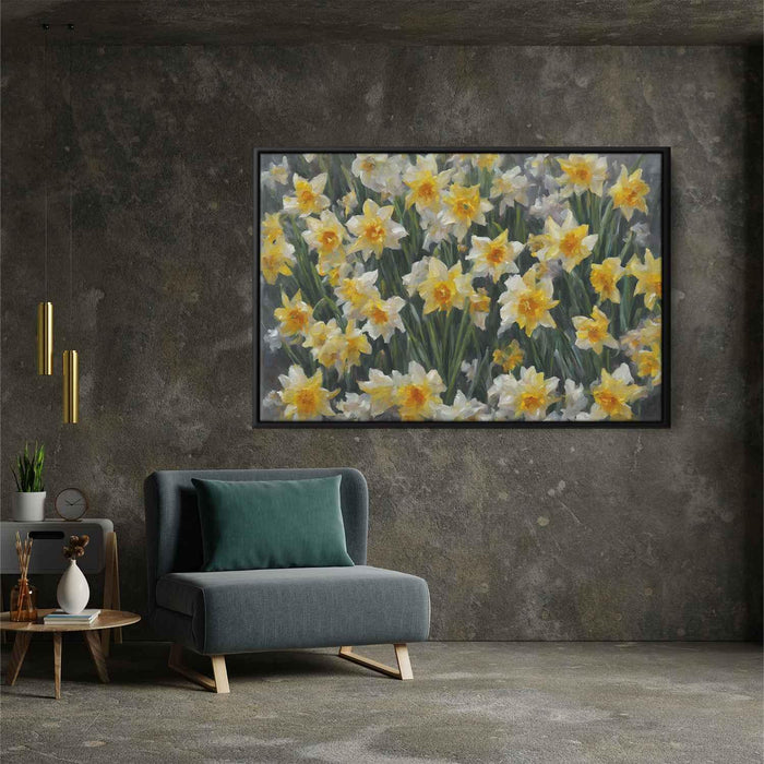 Contemporary Oil Daffodils #120 - Kanvah