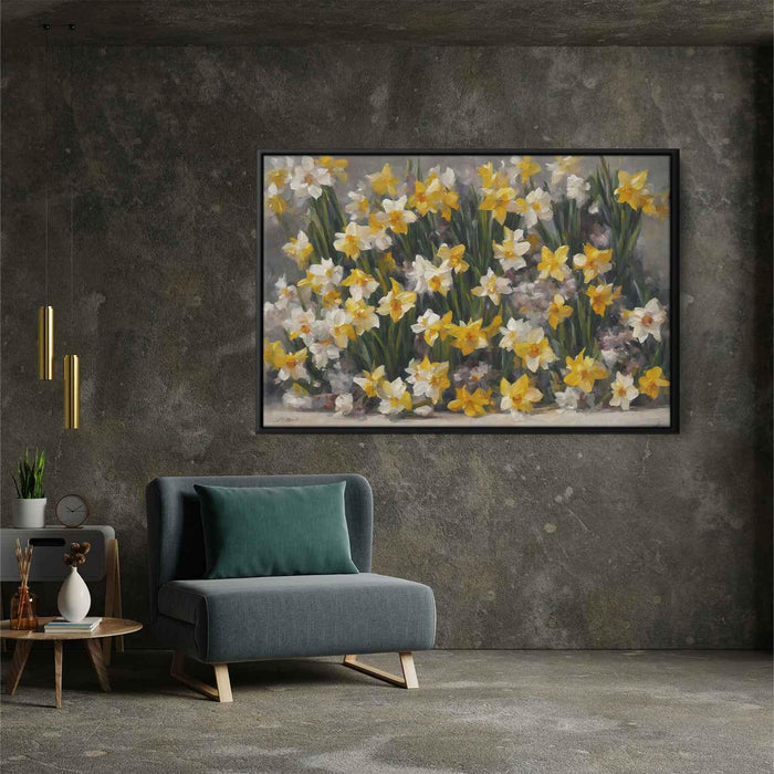Contemporary Oil Daffodils #125 - Kanvah