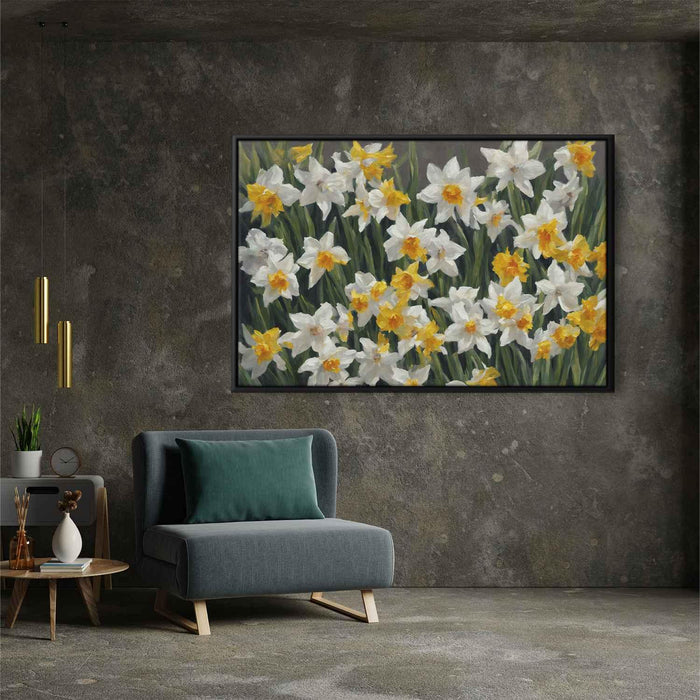 Contemporary Oil Daffodils #137 - Kanvah