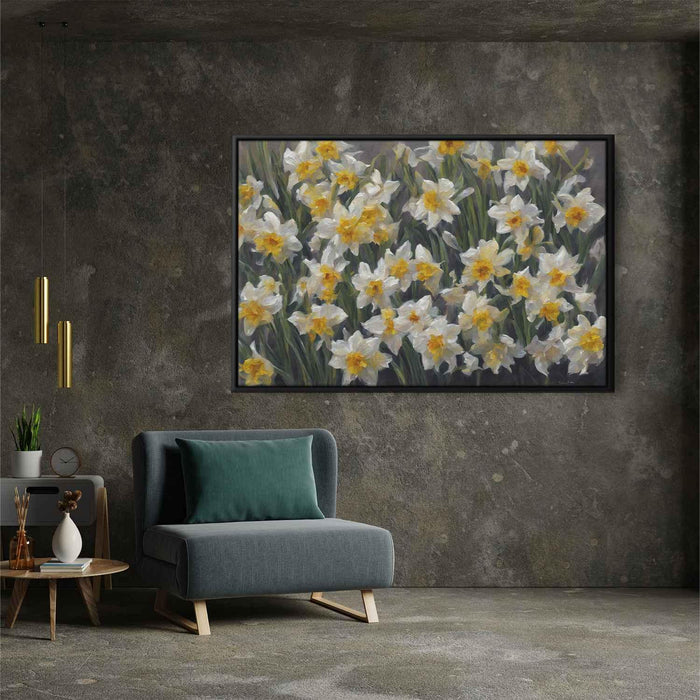 Contemporary Oil Daffodils #138 - Kanvah