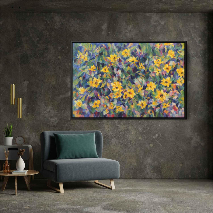 Cubist Oil Daffodils #137 - Kanvah