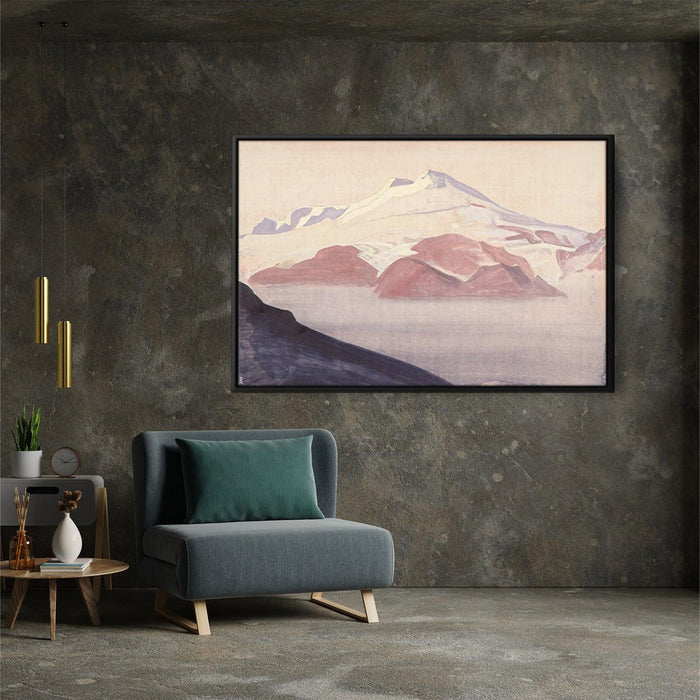 Elbrus, Caucasus. by Nicholas Roerich - Canvas Artwork