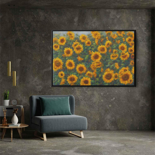 Enchanting Abstract Sunflowers #109 - Kanvah