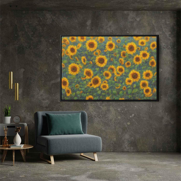 Enchanting Abstract Sunflowers #120 - Kanvah