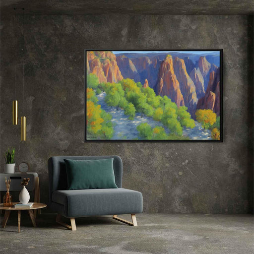 Impressionism Black Canyon of Gunnison #125 - Kanvah